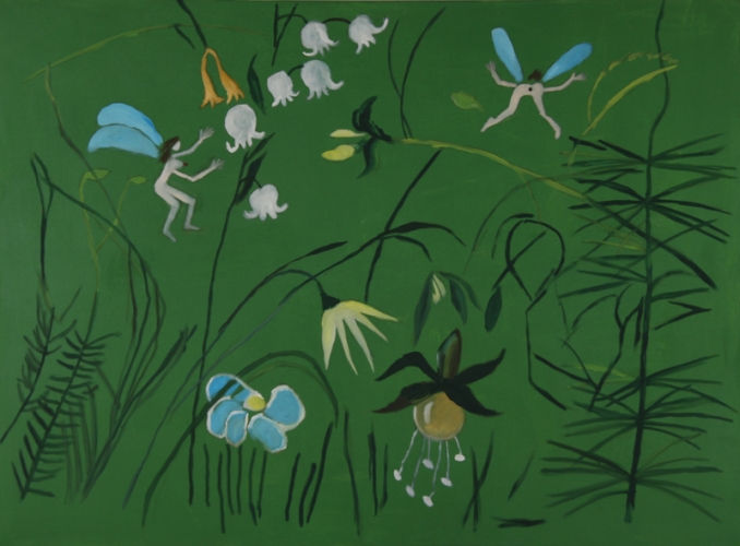 Pixies<br /><br />2007<br />Oil on canvas<br />100 x 135 x 2 cm